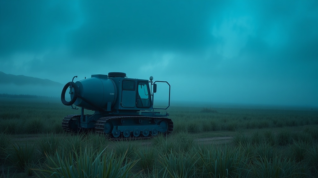 Mobile drill rig on a Hawaii jobsite at dawn — field operations at Water Resources International